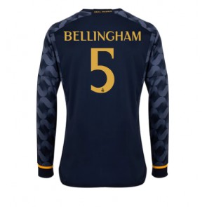 Real Madrid Jude Bellingham #5 Koszulka Wyjazdowych 2023-24 Długi Rękaw